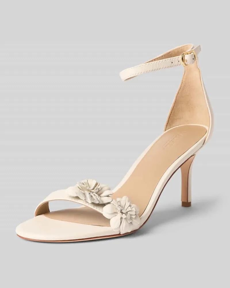 Ralph Lauren Sandaletten aus echtem Leder Modell 'ALLIE Offwhite