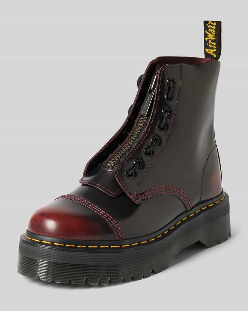Dr.Martens Boots aus Leder mit Label-Detail Modell 'Sinclair Bordeaux