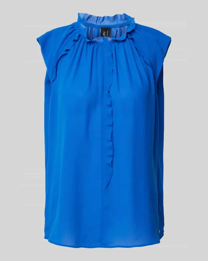 Marc Cain Blusenshirt mit Stehkragen Royal