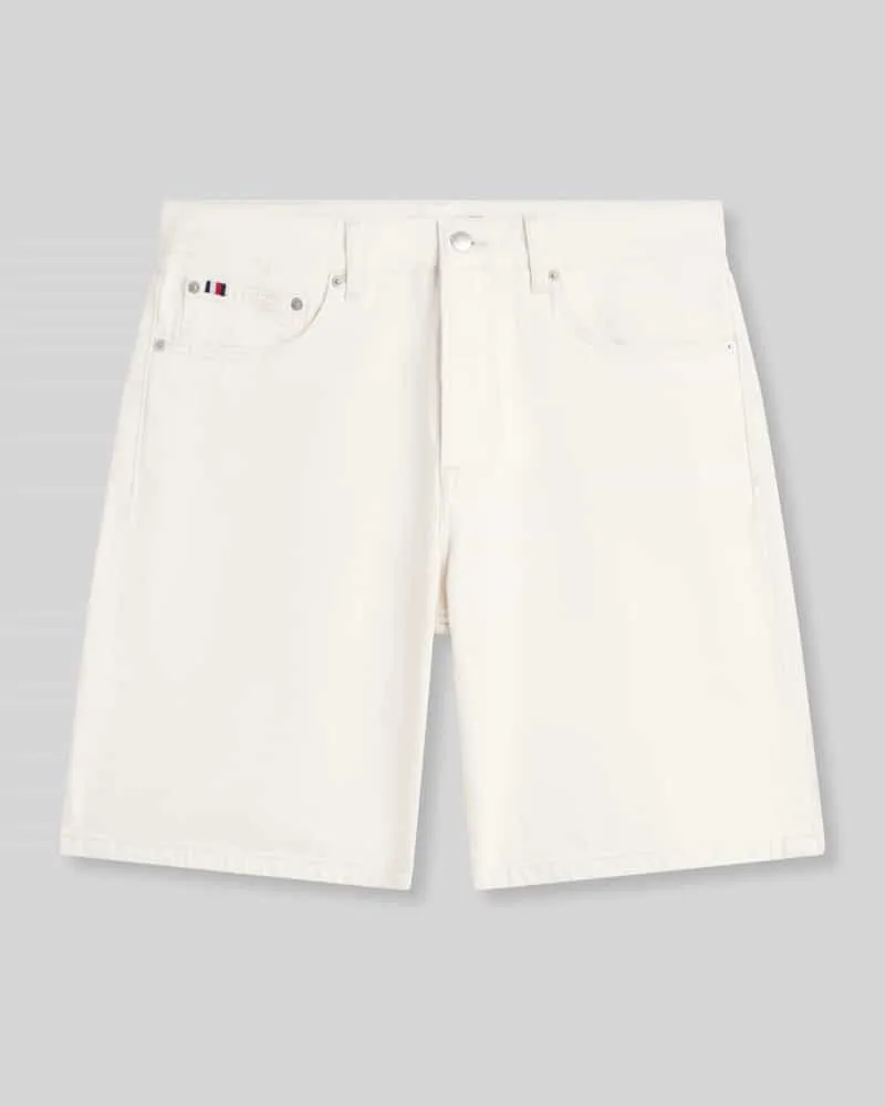 Tommy Hilfiger Regular Fit Jeansshorts Modell 'DOVER Offwhite