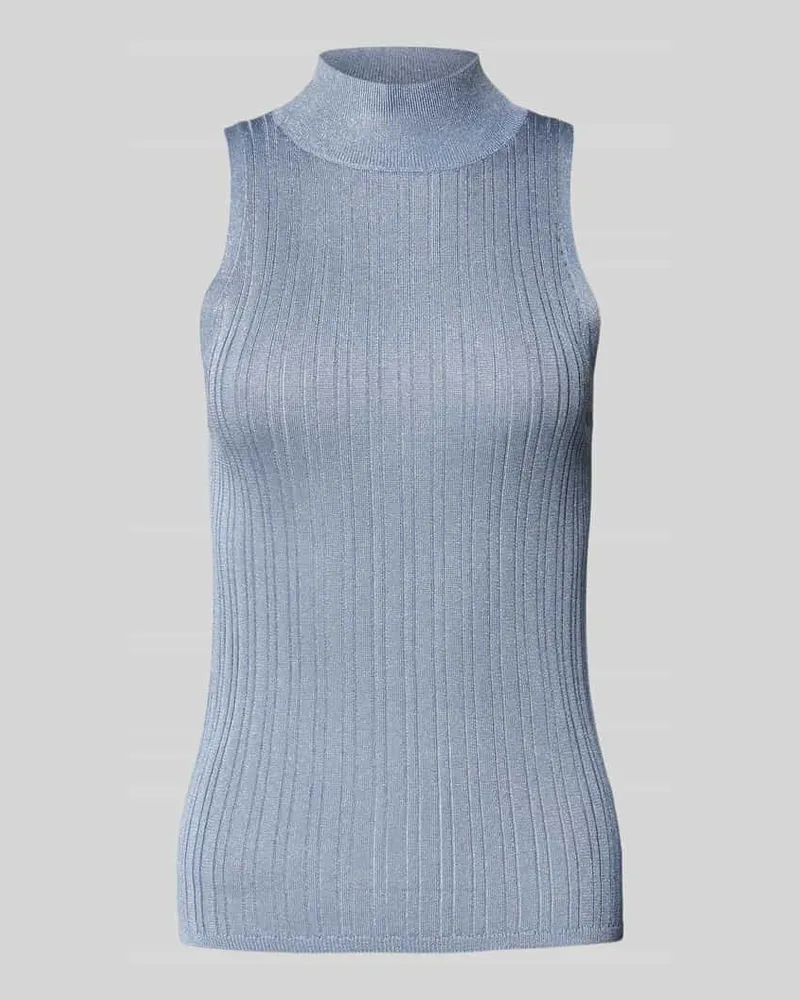 IVY & OAK Stricktop mit Turtleneck Modell 'FINJA Hellblau