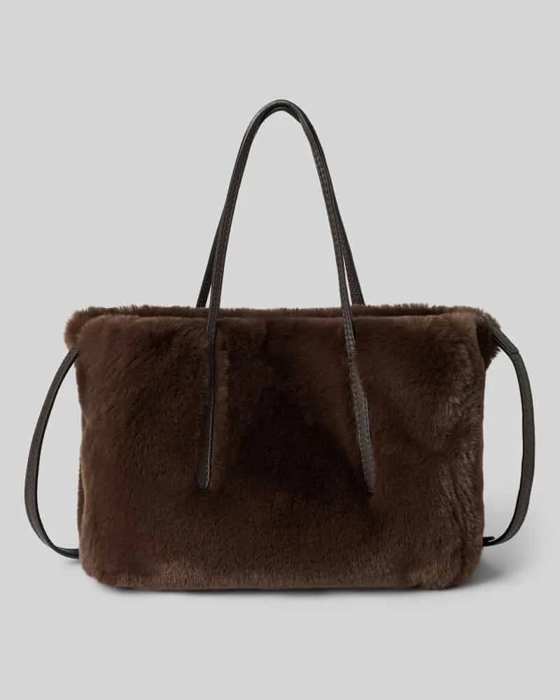 Abro Handtasche aus echtem Leder Modell 'NOELLE Dunkelbraun