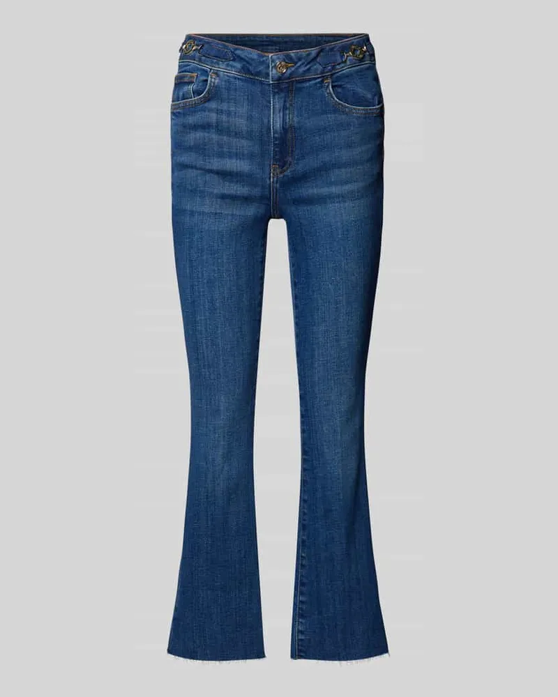 Liu Jo Flared Jeans mit 5-Pocket-Design Modell 'PRINCESS Jeansblau