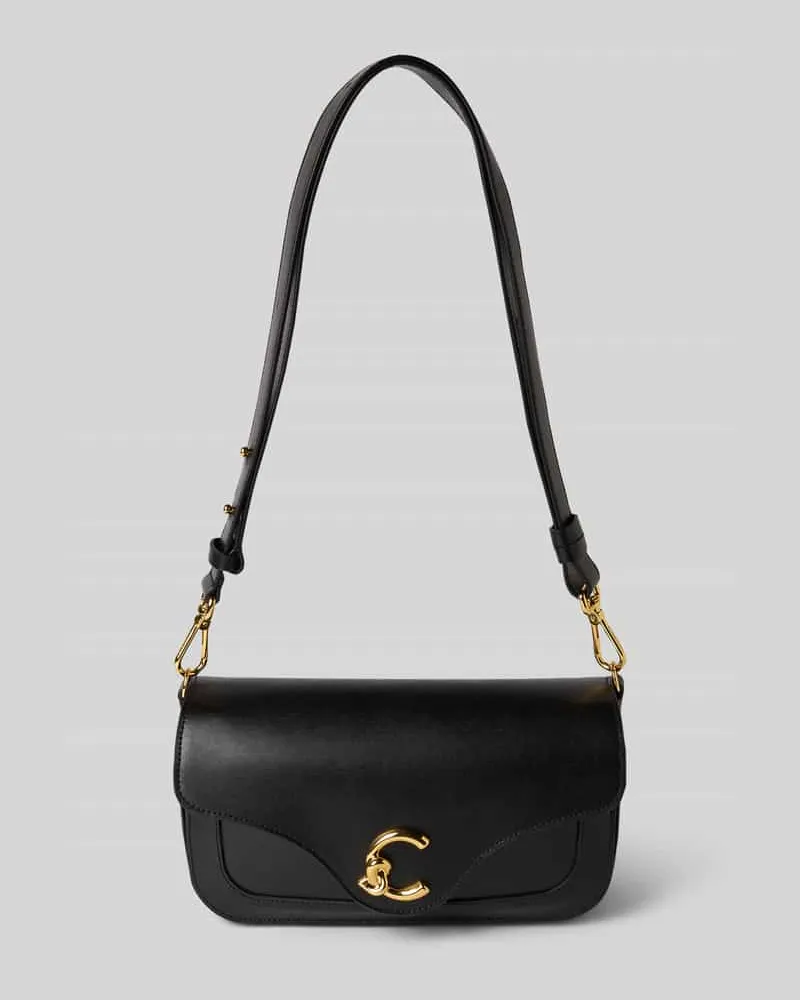 Coccinelle Handtasche mit Label-Detail Black