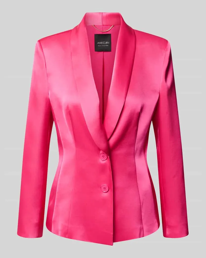 Marc Cain Blazer mit Schalkragen und Knopfverschluss Fuchsia