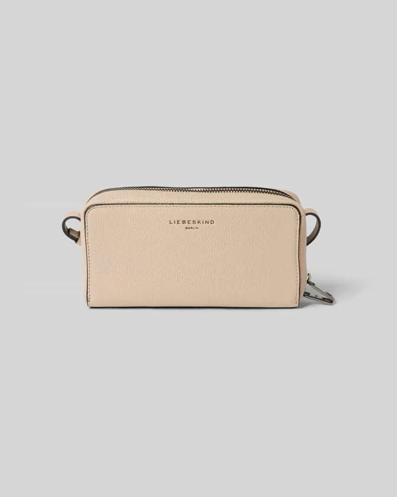 Liebeskind Handtasche aus reinem Leder mit Label-Detail Modell 'LOU Sand