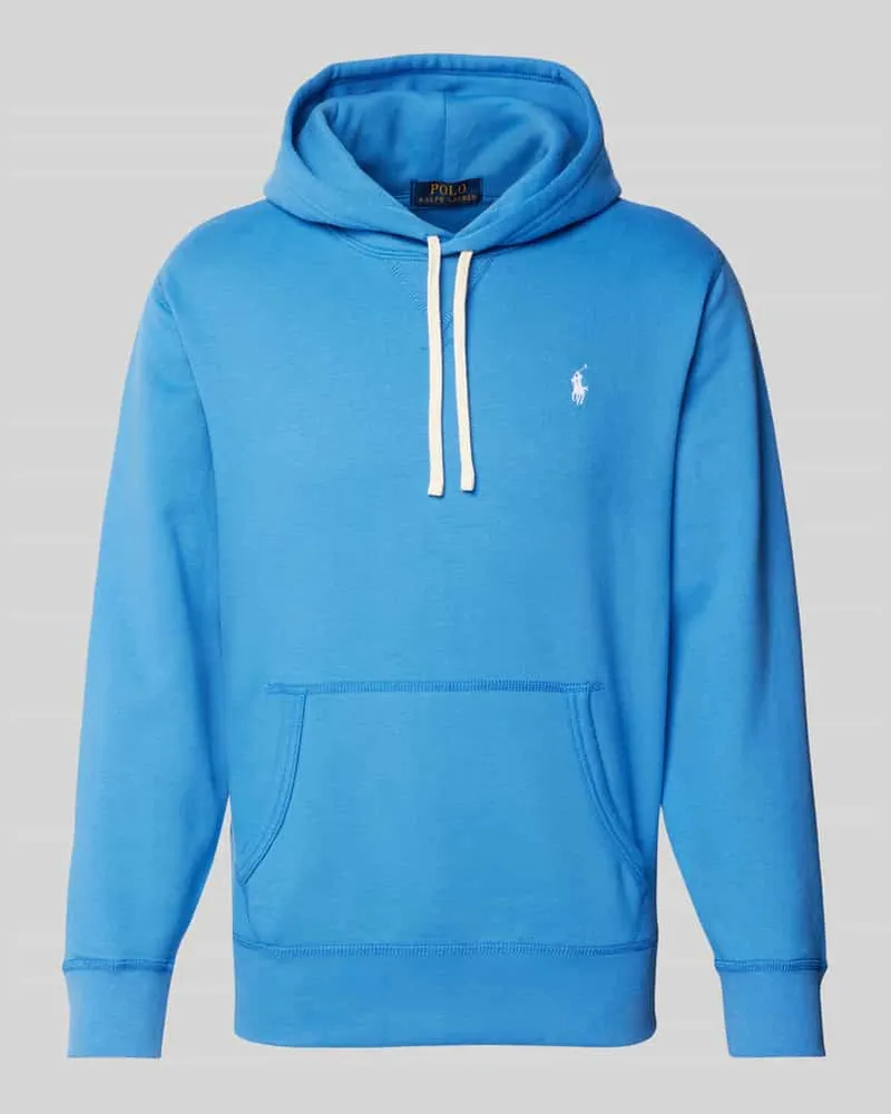 Ralph Lauren Hoodie mit Logo-Stitching Royal