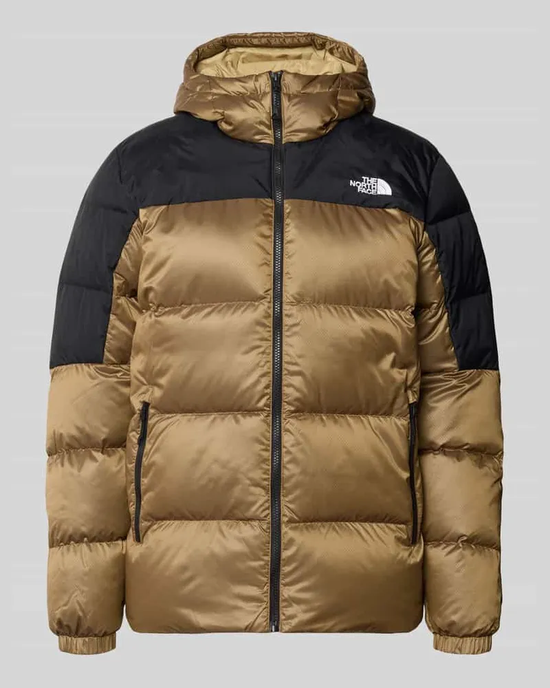 The North Face Regular Fit Jacke in Stepp-Optik Modell 'Diabolo Khaki