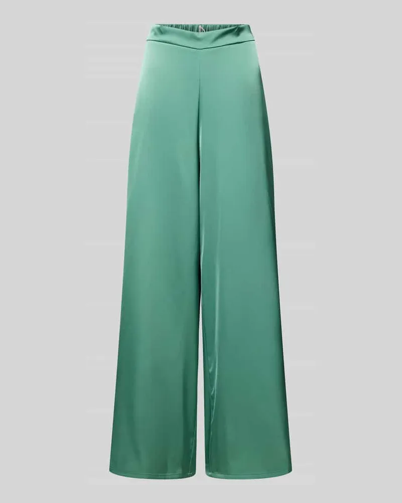 Vera Mont Wide Leg Hose mit elastischem Bund Gruen