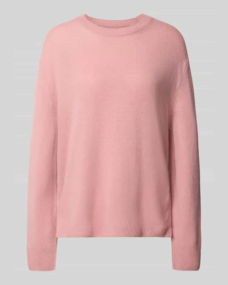 Marc O'Polo Loose Fit Pullover aus reiner Wolle Rosa