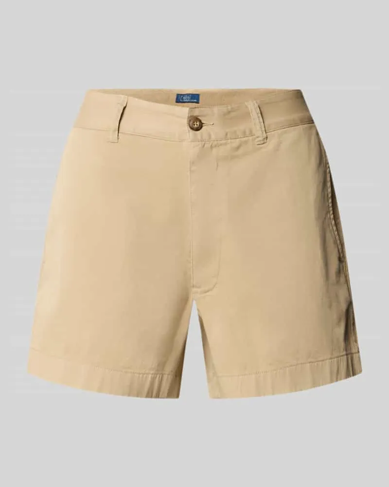 Ralph Lauren Loose Fit Bermudas aus reiner Baumwolle Khaki