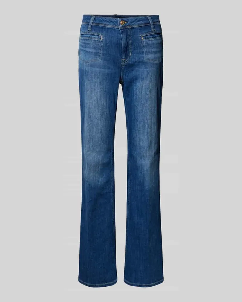 RAFFAELLO ROSSI  Flared Jeans mit Leistentaschen Modell 'NELLA Blau