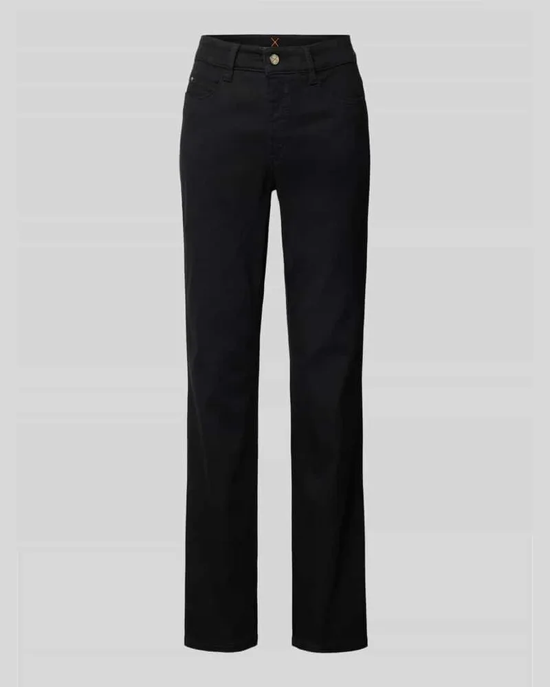 MAC Jeans Straight Fit Jeans mit 5-Pocket-Design Black