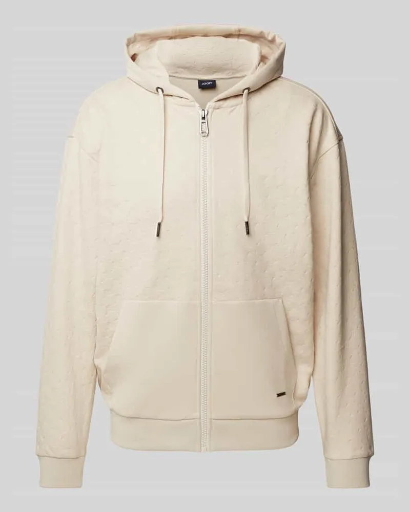 JOOP! Sweatjacke mit Kapuze Modell 'Bahador Beige