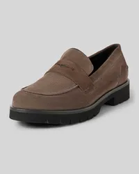 Högl Tassel-Loafer in Leder-Optik Dunkelgrau