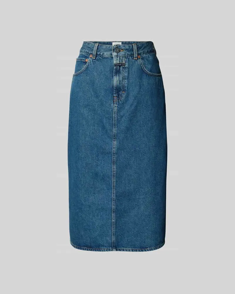 Closed Jeansrock im 5-Pocket-Design Dunkelblau