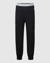 Ralph Lauren Sweatpants mit elastischem Logo-Bund Modell 'LIGHTWEIGHT Black