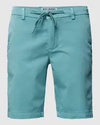 MAC Jeans Regular Fit Shorts mit Tunnelzug Ocean