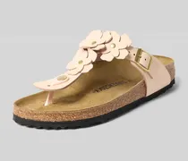 Zehentrenner mit floralen Applikationen Modell 'GIZEH