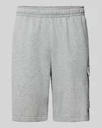 Nike Sweatshorts mit Label-Stitching Weiss