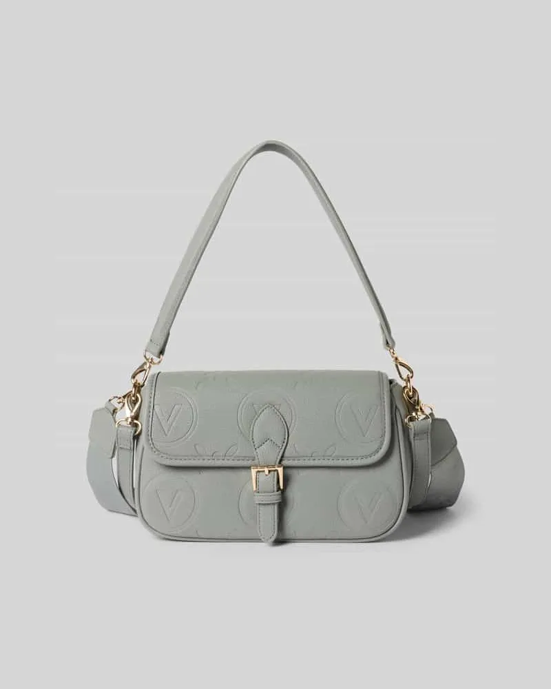 Valentino Garavani Handtasche mit Strukturmuster Modell 'SAMBA Hellgrau