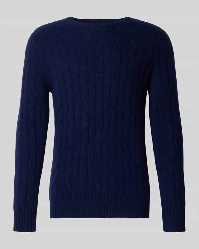 Ralph Lauren Strickpullover aus Kaschmir mit Rundhalsausschnitt Marine