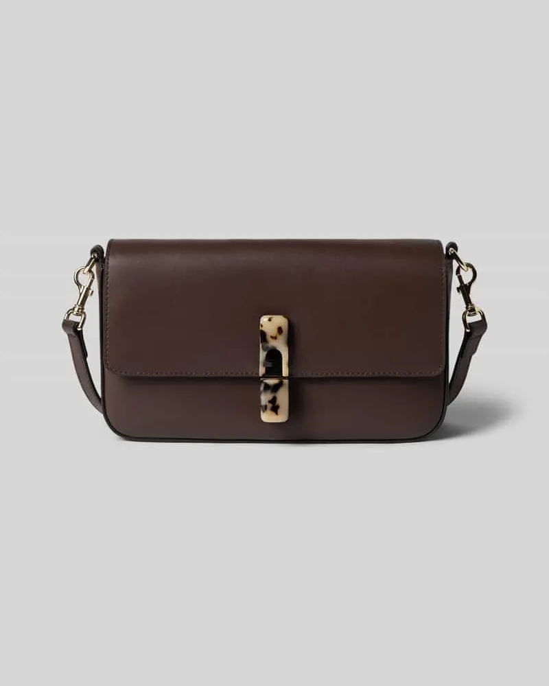 Furla Crossbody Bag mit Klickverschluss Modell 'IRIDE Dunkelbraun