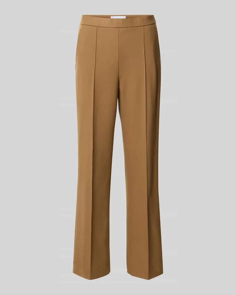 RAFFAELLO ROSSI Gerade Hose mit fixierten Bügelfalten Modell 'RENEE Camel