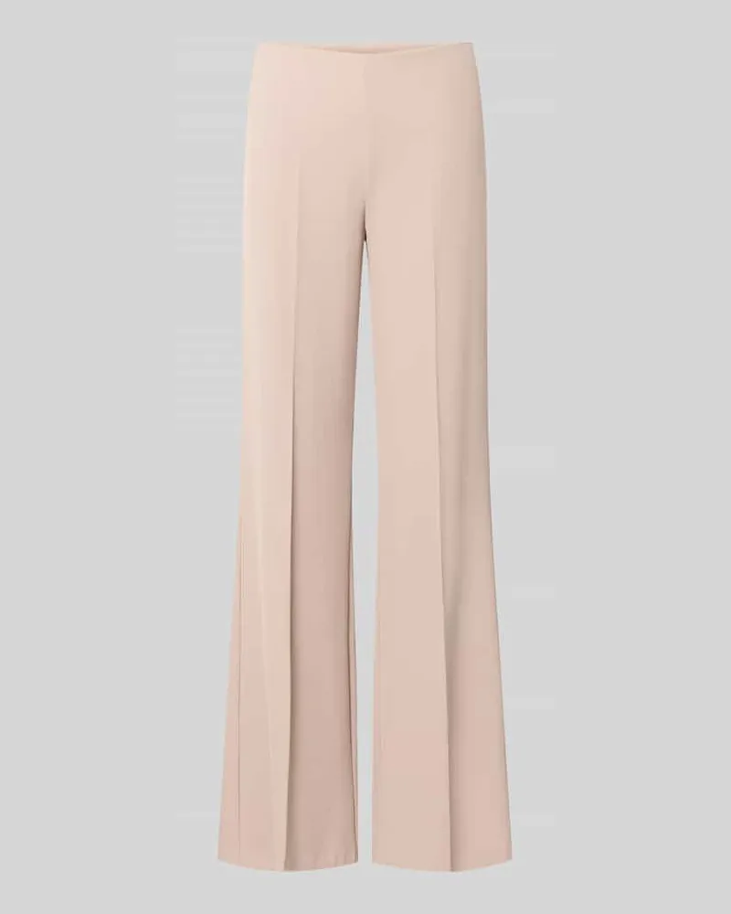 Rinascimento Flared Fit Hose mit Bundfalten Taupe