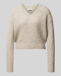 Scotch&Soda Strickpullover mit überschnittenen Schultern Sand