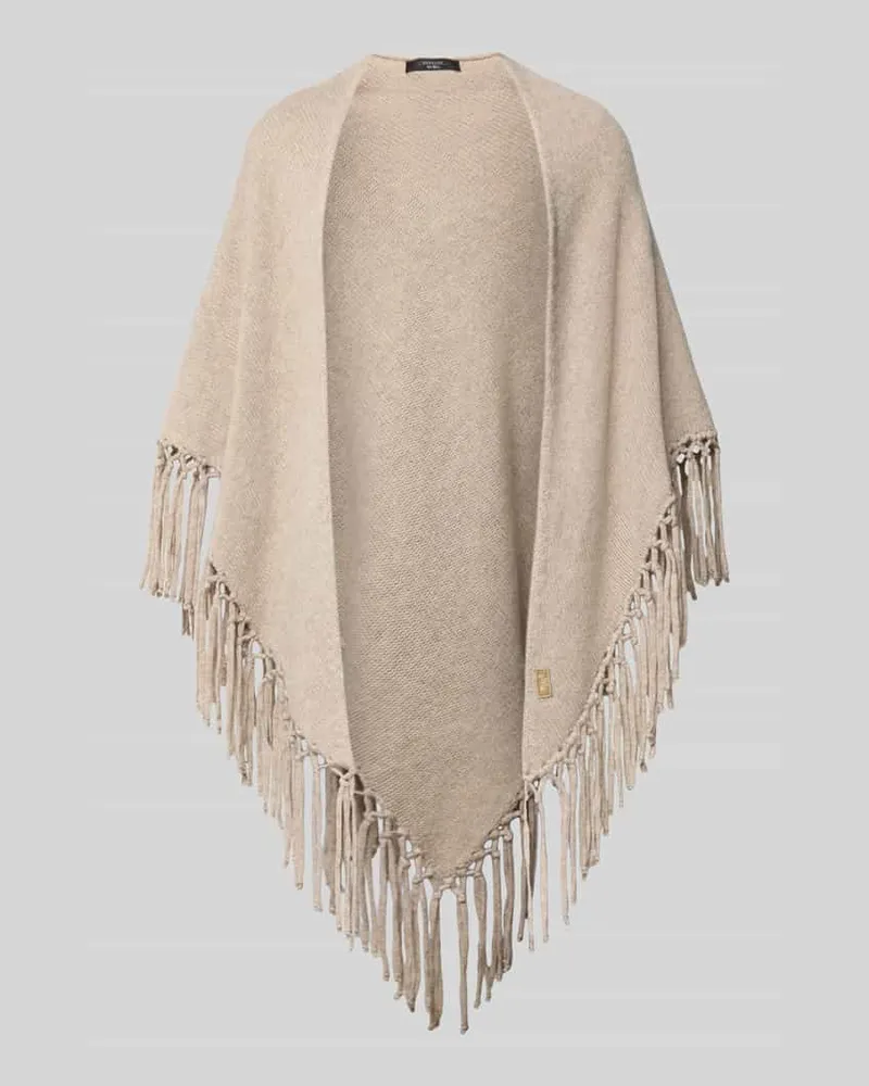 Max Mara Wollschal aus reiner Schurwolle Modell 'TORNADO Beige