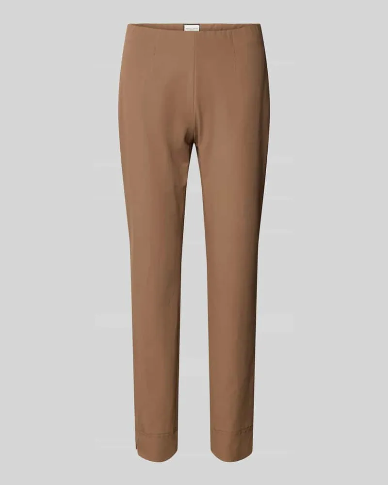 SEDUCTIVE  Caprihose mit elastischem Bund Modell 'SABRINA Camel