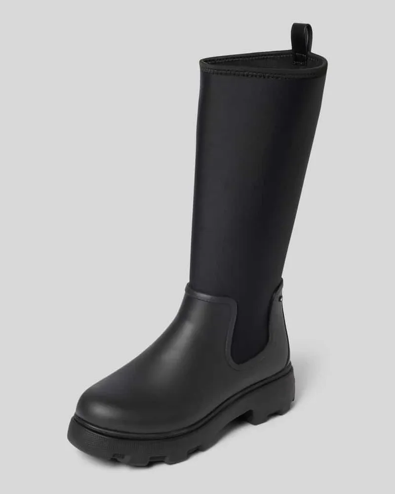 Tommy Hilfiger Gummistiefel mit Scuba-Material Black