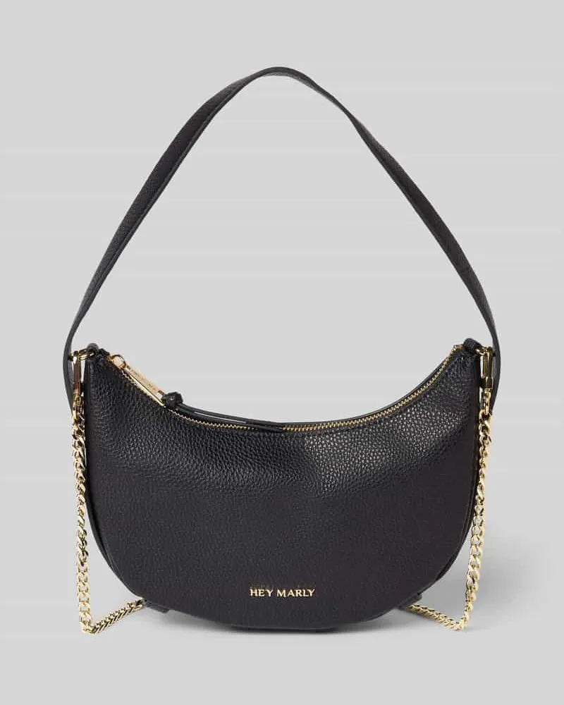 Hey Marly Shoulder Bag aus Rindsleder-Mix Modell 'Lifetime Black