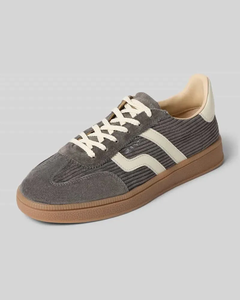 Gant Sneaker aus echtem Rindsleder Modell 'Cuzima Dunkelgrau