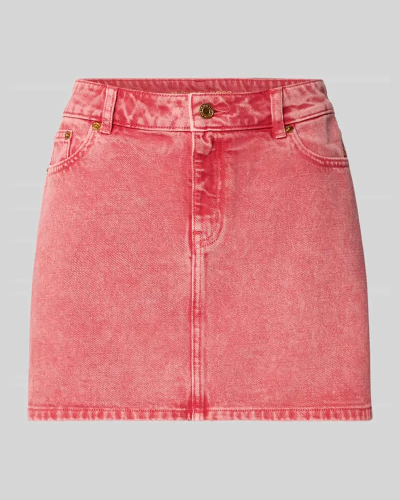 Michael Kors Jeansrock mit Eingrifftaschen Rosa