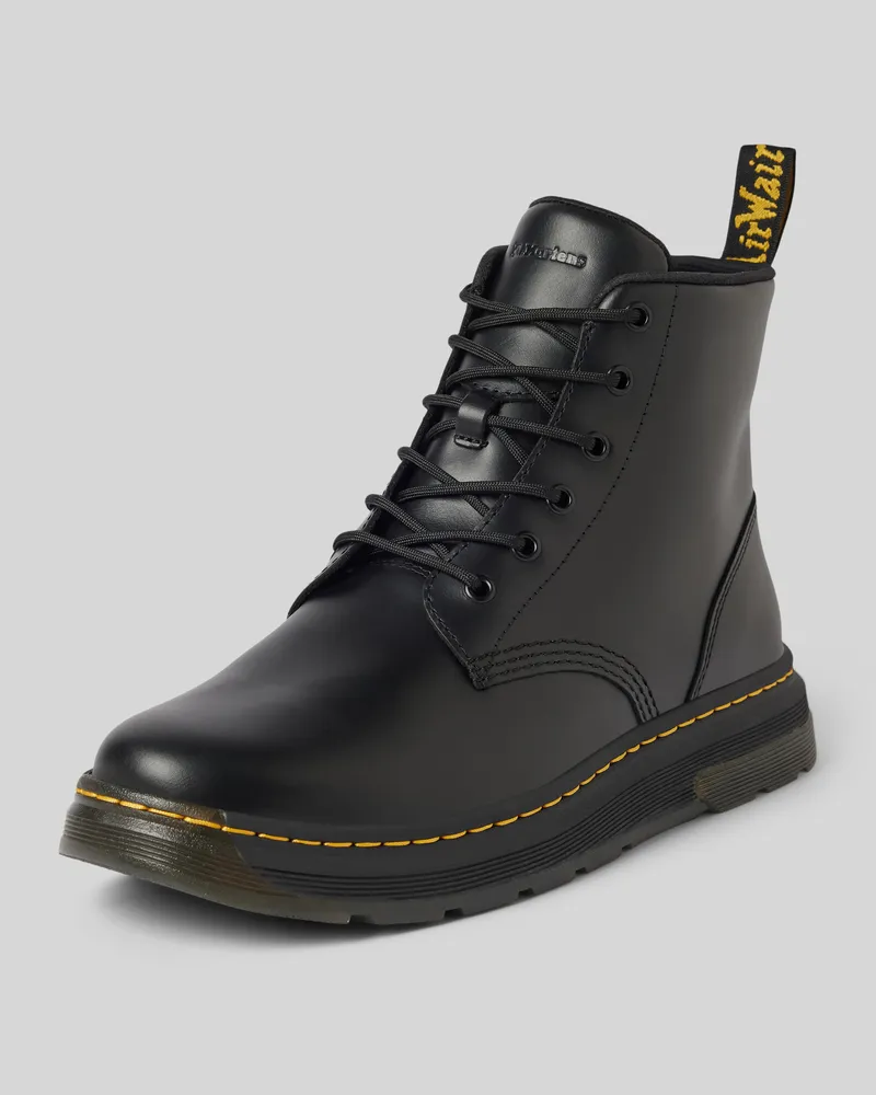 Dr.Martens Schnürboots aus Leder mit Ziernaht Modell 'Crewson Chukka Black