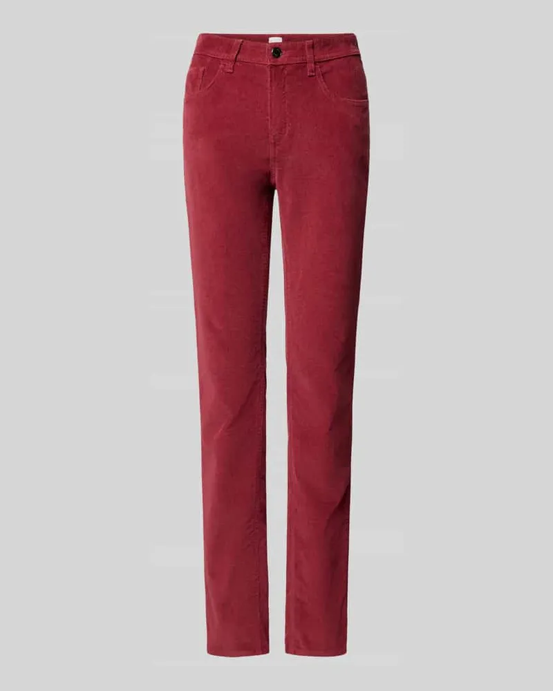 Brax Slim Fit Cordhose aus Baumwoll-Mix Modell 'Mary Bordeaux