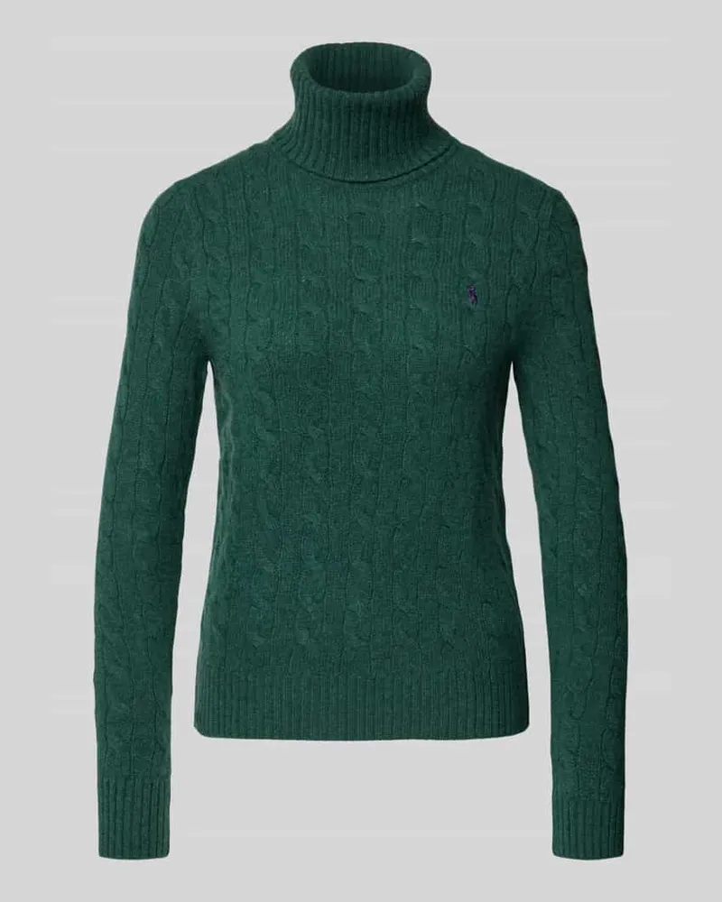 Ralph Lauren Strickpullover mit Label-Stitching Gruen