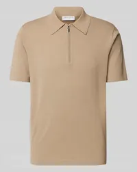 Tiger of Sweden Poloshirt mit Reißverschluss Modell 'Orbit Beige