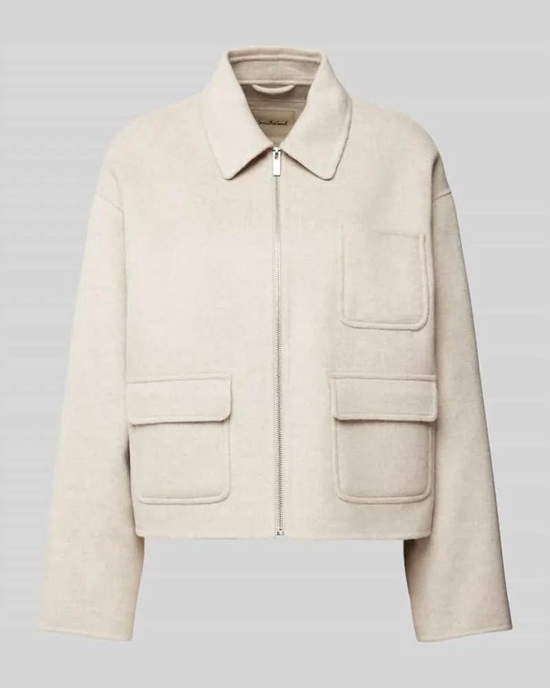 Smith & Soul Wolljacke mit Umlegekragen Beige