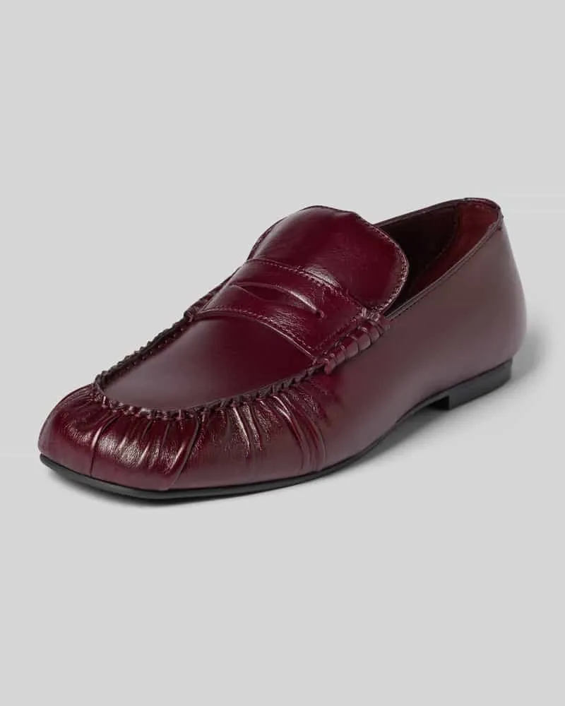 Alohas Loafer mit Raffungen Modell 'Aven Bordeaux