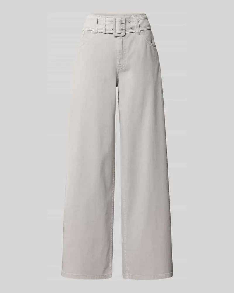 Baum und Pferdgarten Wide Fit Jeans mit integriertem Gürtel Graphit