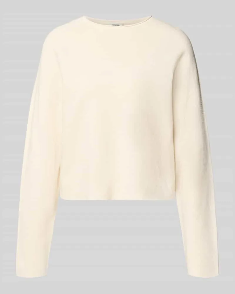 Drykorn Strickpullover mit Rundhalsausschnitt Modell 'MEAMI Offwhite