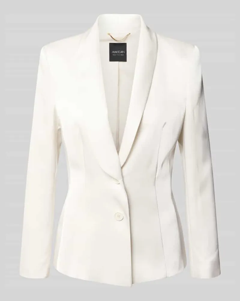 Marc Cain Blazer mit Schalkragen und Knopfverschluss Offwhite