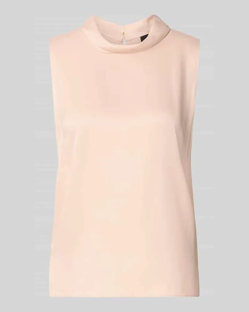 HUGO BOSS Regular Fit Blusentop aus reiner Viskose Modell 'BAURINA Hellrosa