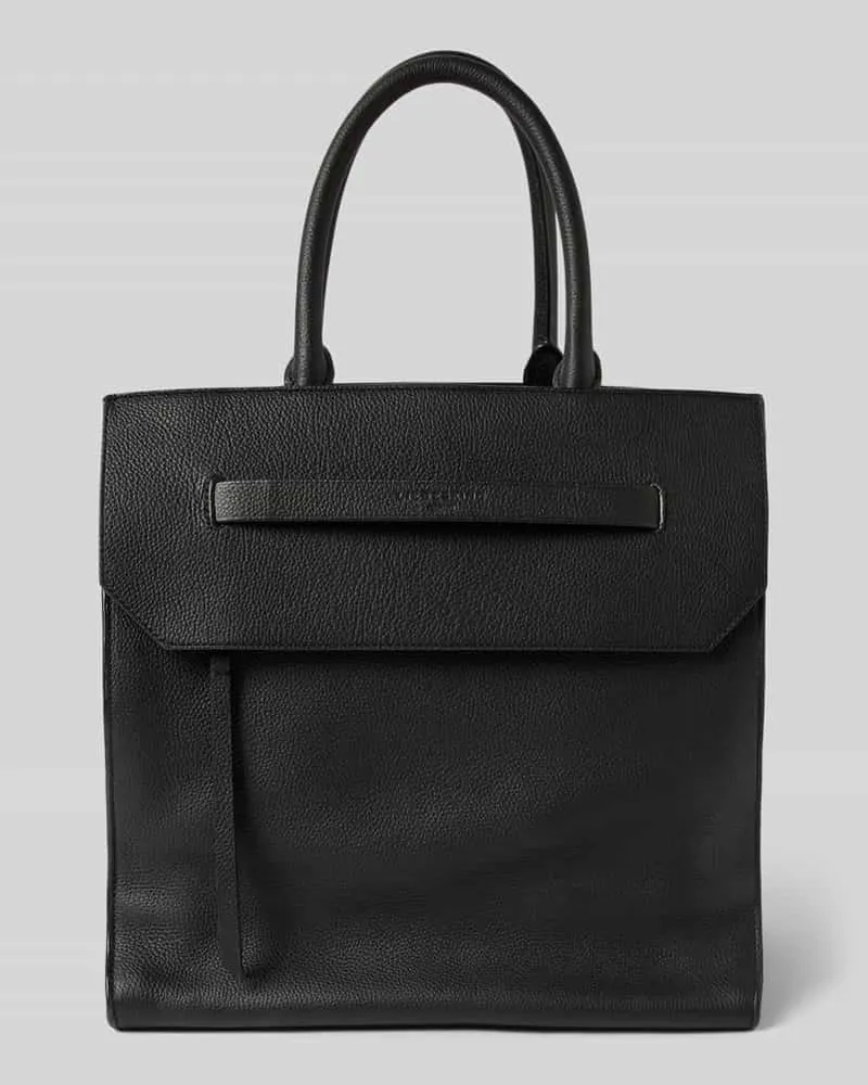 Liebeskind Handtasche aus reinem Leder mit Label-Detail Modell 'Lora Black