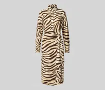Midikleid mit Allover-Animal-Print Modell 'Jaybin