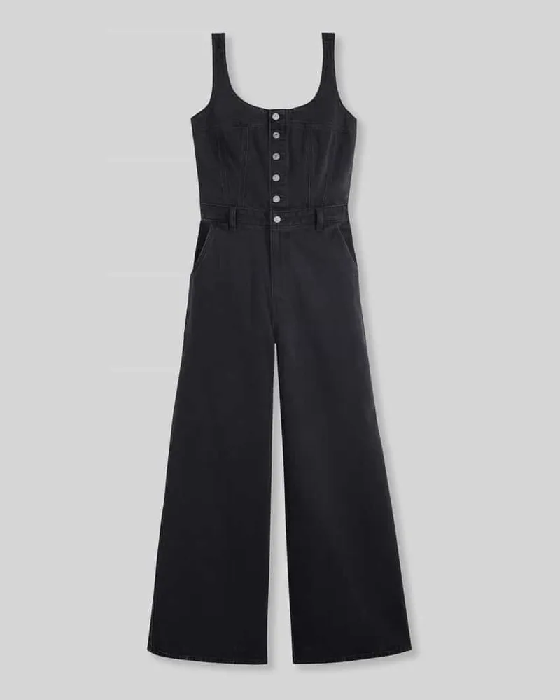 Levi's Regular Fit Jumpsuit aus reiner Baumwolle Modell 'AUDRA SEAMED JUMPSUIT Black