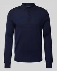 Ralph Lauren Strickpullover mit Polokragen Marine